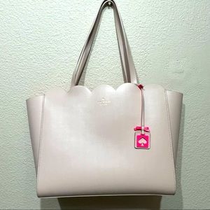 Kate Spade Scalloped Leather Tote